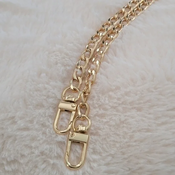 New Unbranded Gold Tone Chain for Purse or Wallets - Picture 2 of 2